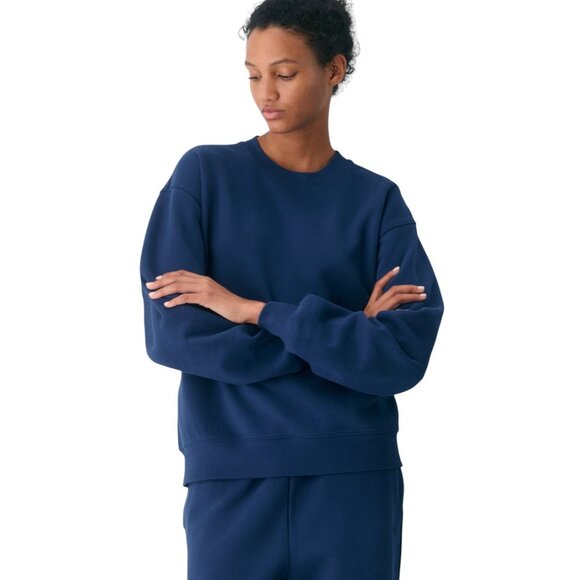 NWOT Aritzia Cozy Sweatfleece Perfect Crew Sweatshirt - Picture 1 of 9